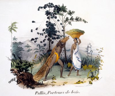 Pallis, le porteur de bois, 1827-35 - M.E. Burnouf